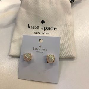 Kate Spade opal glitter earrings